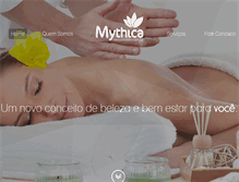 Tablet Screenshot of mythicaestetica.com.br